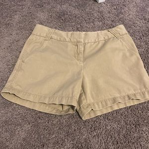 J. Crew Classic Twill Chino City Fit 4” Shorts